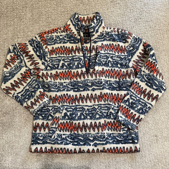 Billabong Adventure Division Fleece 1/4 Zip Pullover Men's Medium Southwestern - Picture 2 of 11